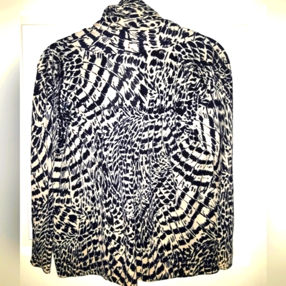 (S)🚨Elie Tahari🚨 💯Silk & Cashmere Blend Waterfall Cardigan Sz S Ptp 19"×L2… - Picture 6 of 8